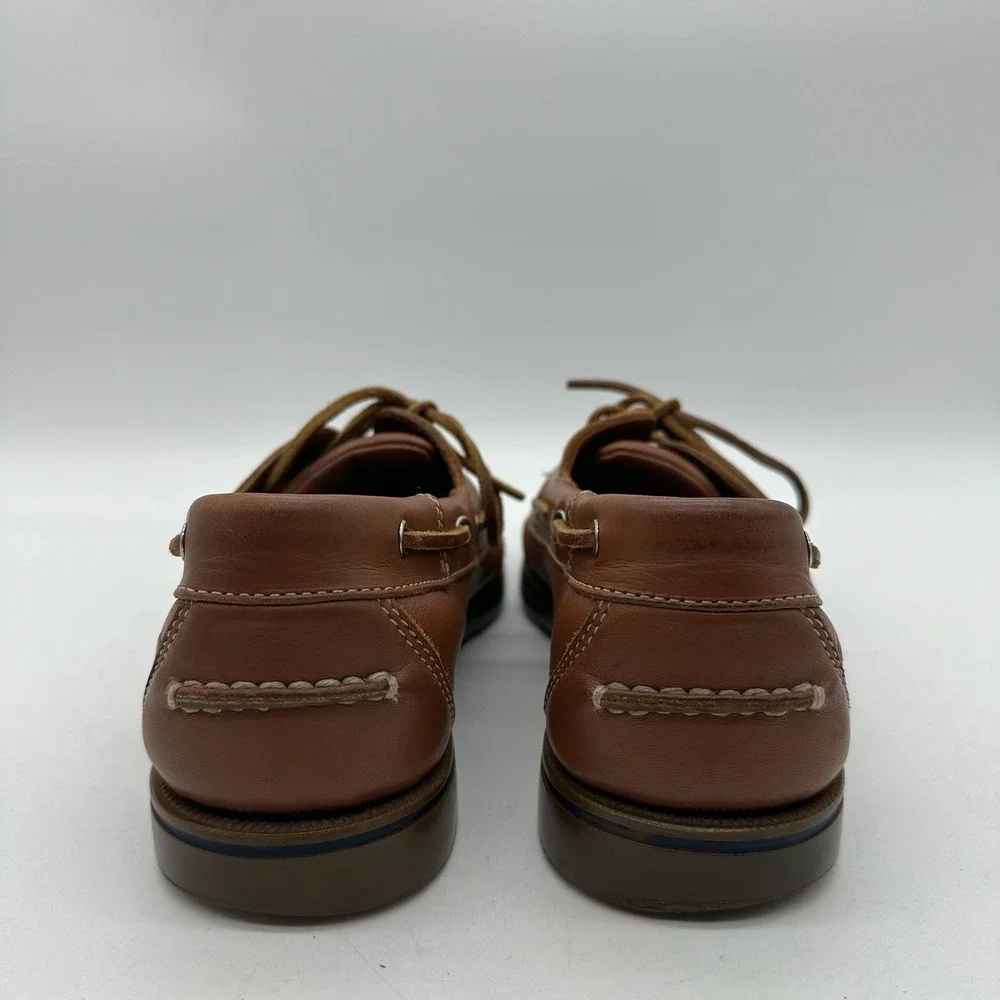 Rockport APM2664F Men's Size 9M‎ Brown Leather Boat Shoes Dock Footwear